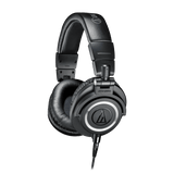 ATHM50X Professional Monitor Headphones Detachable Cables Foldable Black