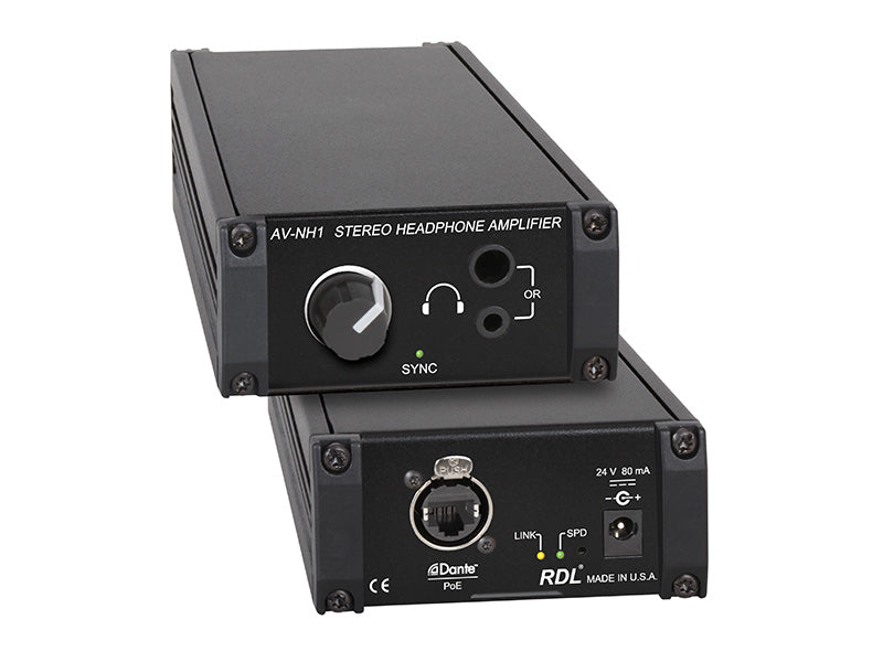 AV-NH1 Network To Stereo Headphone Amplifier - Dante