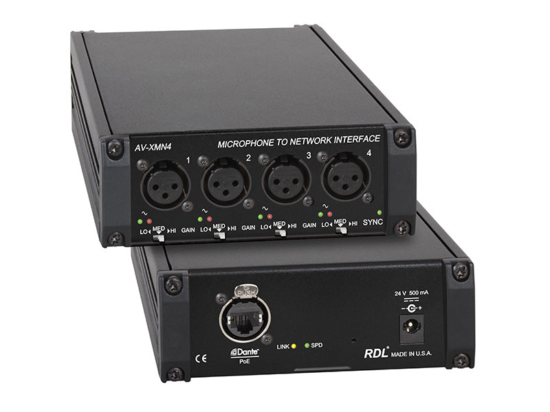 AV-XMN4 Microphone To Network Interface - Dante