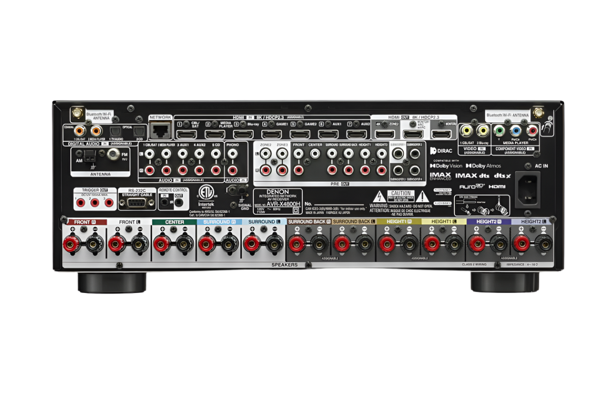 AVRX4800H 9.4 Channel 8K AV Receiver