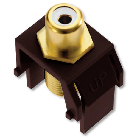 WP3461 Keystone White RCA To F-Connector