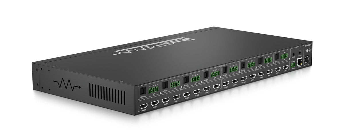 CMX88CS-V2 Contractor 8x8 4K 18Gbps HDMI 2.0 Matrix with Optical & Analogue Audio Breakout, EDID Management and