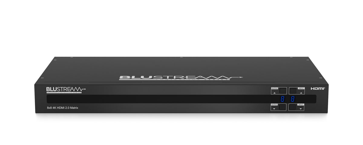 CMX88CS-V2 Contractor 8x8 4K 18Gbps HDMI 2.0 Matrix with Optical & Analogue Audio Breakout, EDID Management and