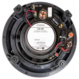 CS6R 6.5” Coax In-Ceiling w/ Micro-Flange Grille (Each)