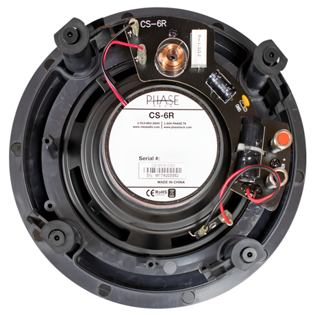 CS6R 6.5” Coax In-Ceiling w/ Micro-Flange Grille (Each)