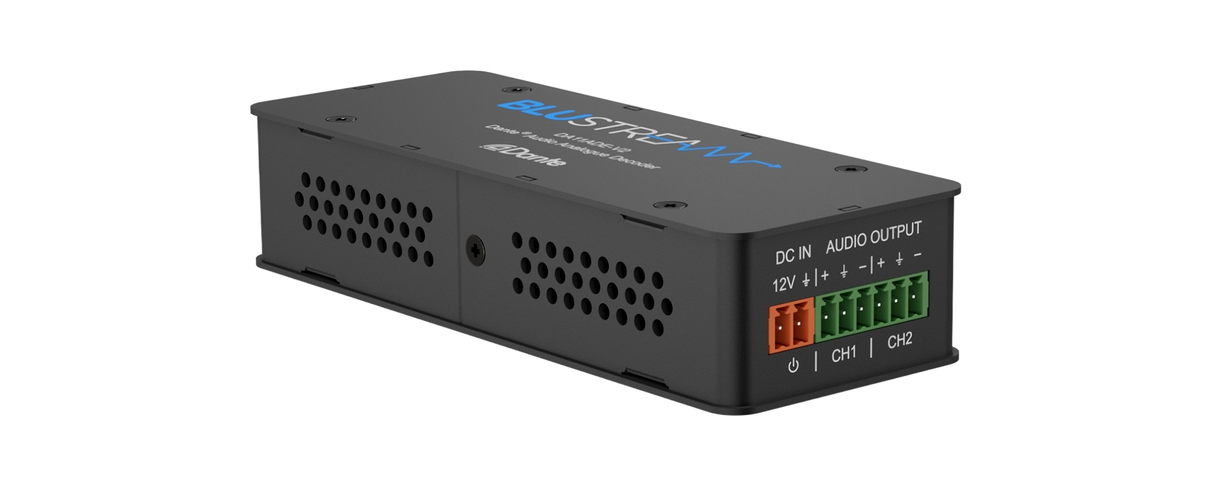 DA11ADE-V2 2 Channel Dante Decoder