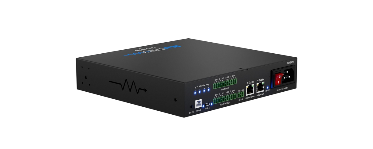 DA1414 14x14 Audio Matrix with Dante® and USB