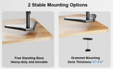 ERDAM1-01B Stand for Single Monitor 13" To 27"