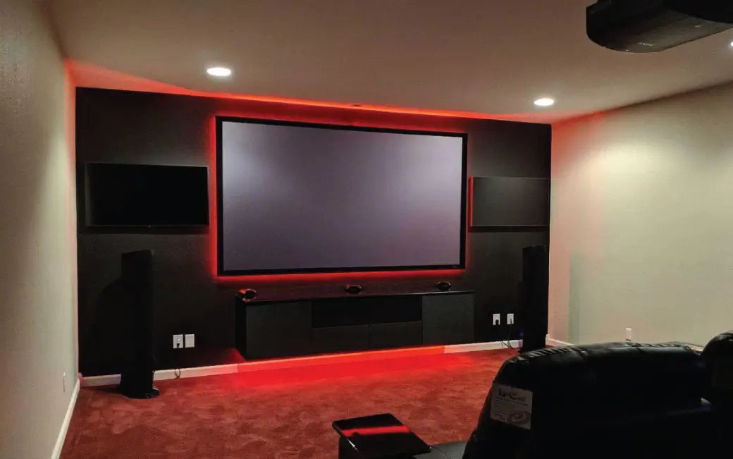 FT120SL12AT 120" Fixed Theater 16:9 Slate Acoustic