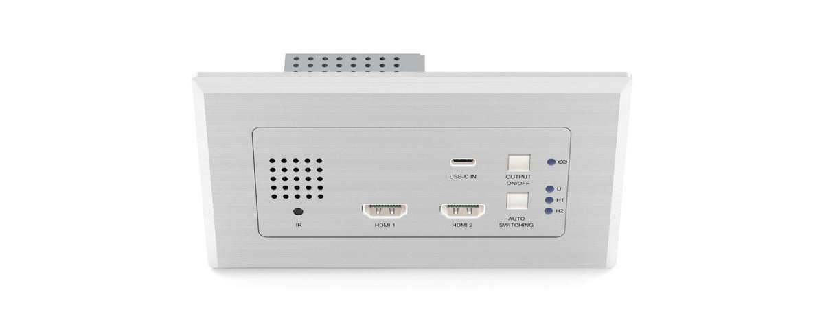 HEX31WP-TX 2 x HDMI & 1 x USB-C Wall Plate HDBaseT™ Transmitter
