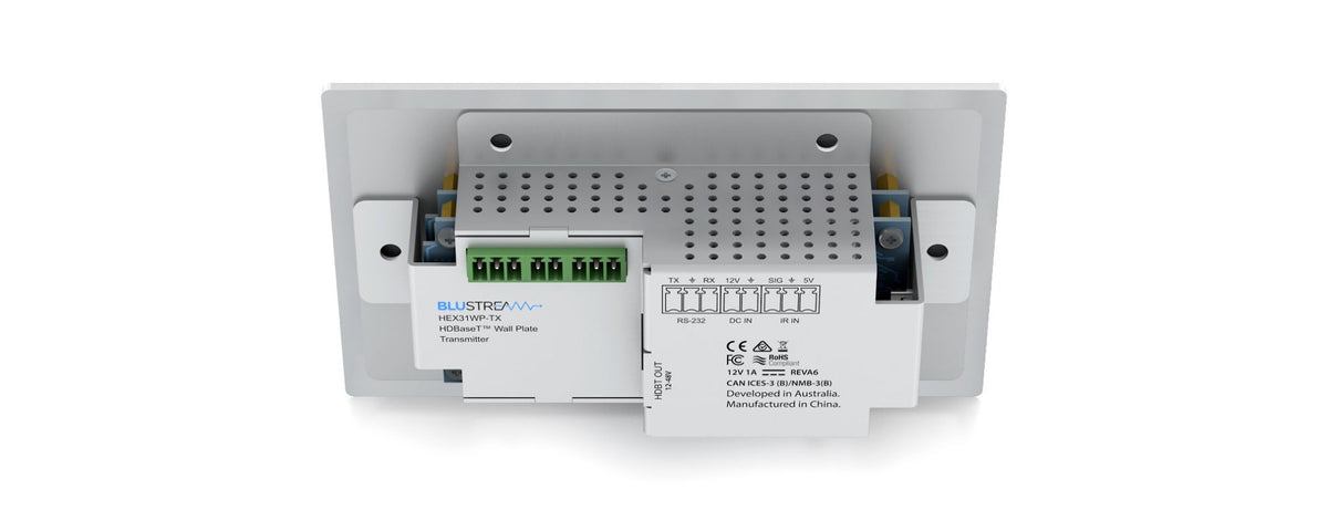 HEX31WP-TX 2 x HDMI & 1 x USB-C Wall Plate HDBaseT™ Transmitter