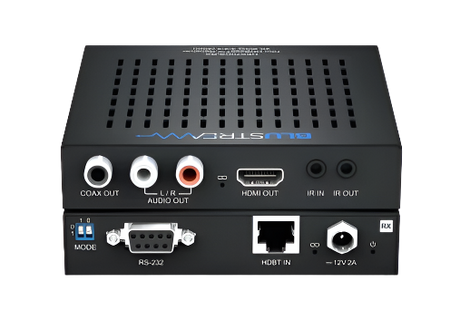 HEX70CS-RX Hdbaset Receiver- 70m (4k 60 4/4/4 Up To 40m), Rs-232 Pass Through, Bi-Directional Ir, Bi-Directiona