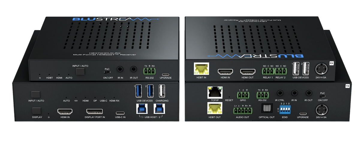 HEX70HDUK-KIT Multi Format Hdbaset Csc Extender Set SupportingHEX70HDUK-KIT HDMI2.0 4k60hz 4:4:4 Up To 70m (4k Up To 40m)