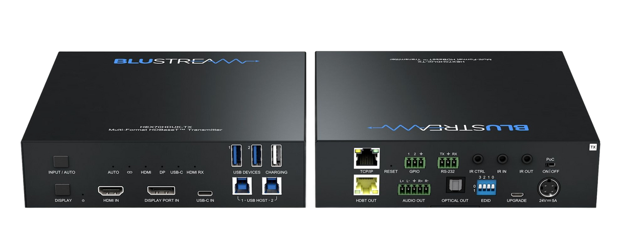HEX70HDUK-KIT Multi Format Hdbaset Csc Extender Set SupportingHEX70HDUK-KIT HDMI2.0 4k60hz 4:4:4 Up To 70m (4k Up To 40m)