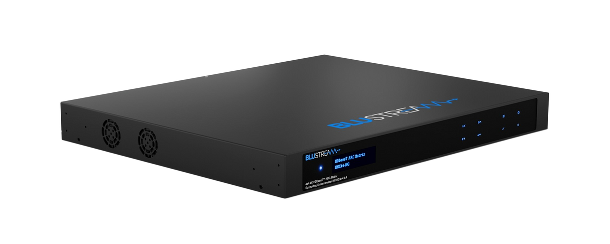 HMX44-18G-KIT 4x4 HDBaseT™ ARC Matrix Supporting Uncompressed 4K 60Hz 4:4:4