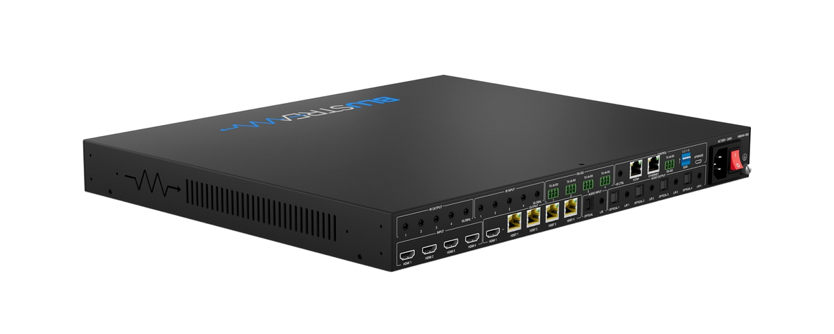 HMX44-18G-KIT 4x4 HDBaseT™ ARC Matrix Supporting Uncompressed 4K 60Hz 4:4:4