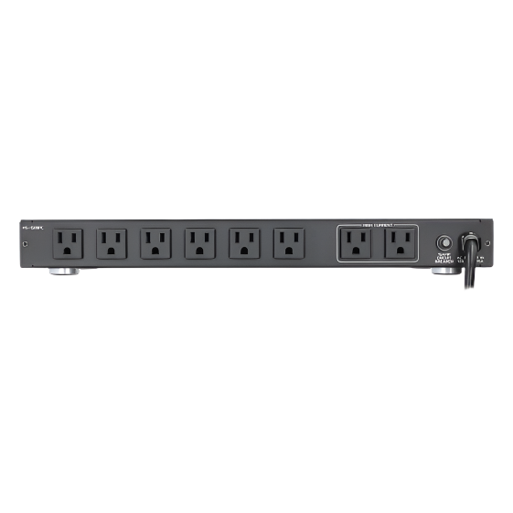 HS-1508PC 8 Outlet Rack Mountable Non-Sacrificial Surge Protector