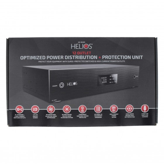 HS-1912PC 12 Outlet Rack Mountable Non-Sacrificial Surge Protector