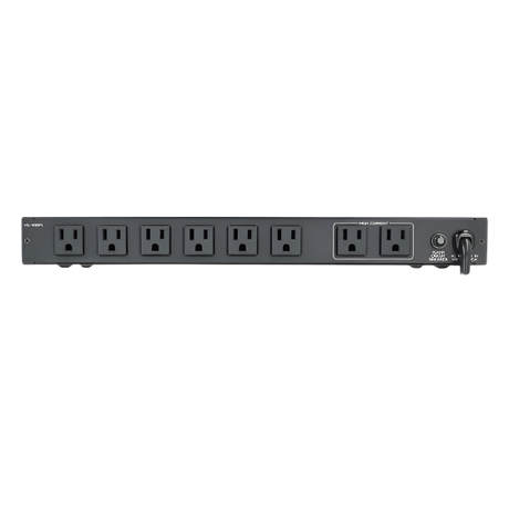 HS-908PC 8 Outlet Rack Mountable 3240J Surge Protector