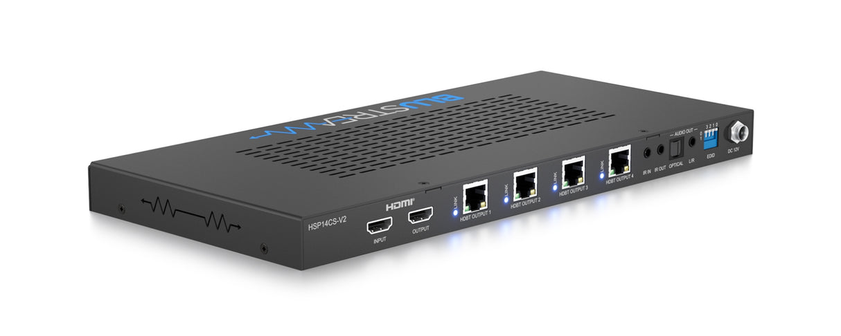 HSP14CS-V2 4-Way HDBaseT™ CSC Splitter