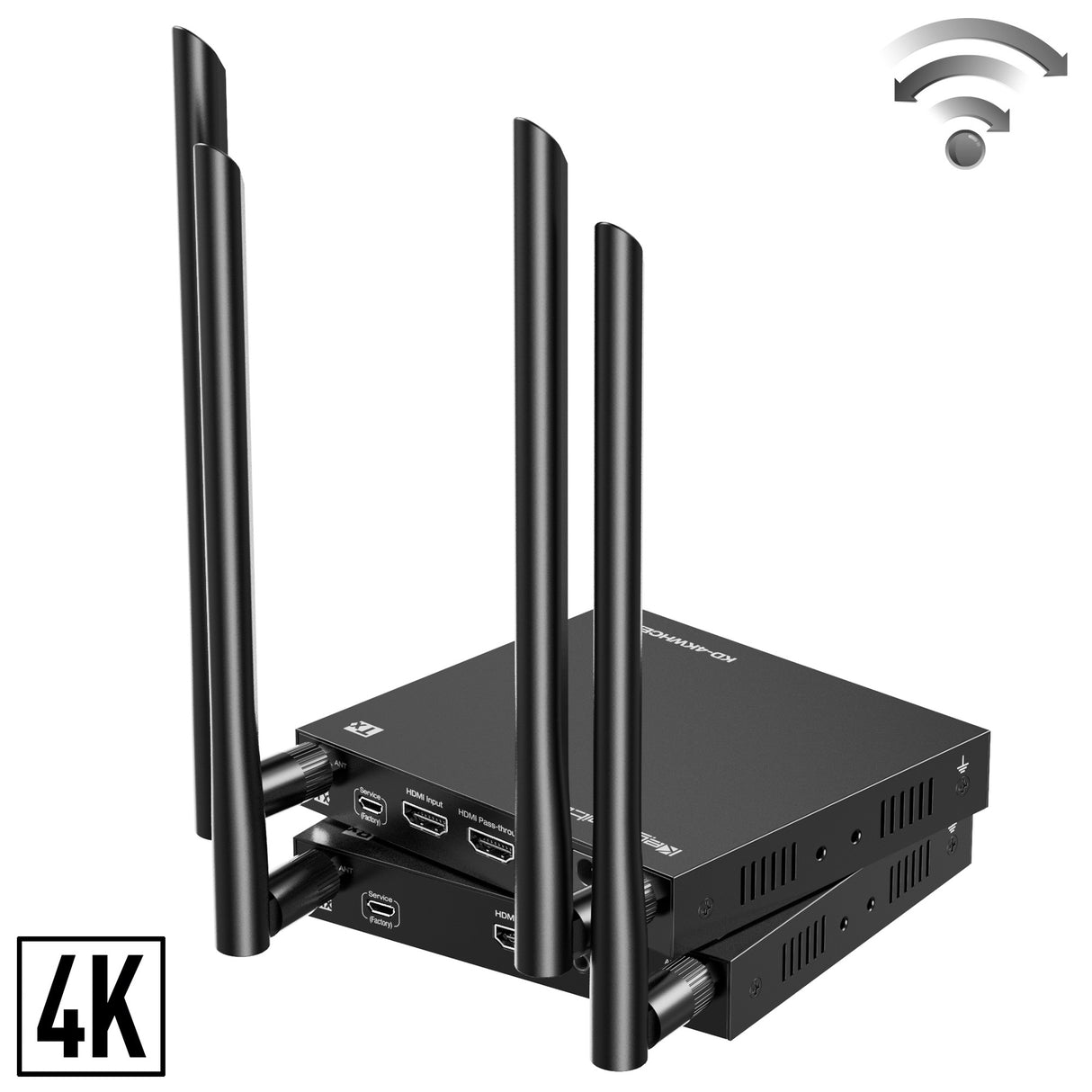 KD4KWHCEX HDMI 4K 60Hz 100 ft Wireless Extender KIT with IR
