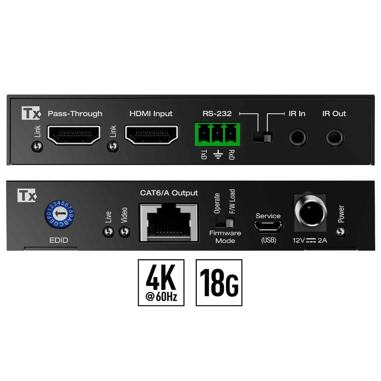 KD-X444LP HDMI over 70m CAT6 Extender Set