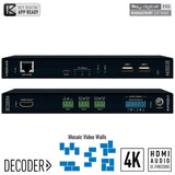 KD-IP1022DEC-II 4K AV Over IP System Decoder With Independent Av, Mosaic Video Wall