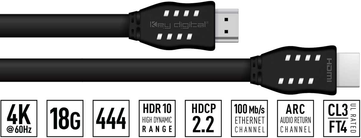 HDMI Cable 4K/18G 20-50' Lengths