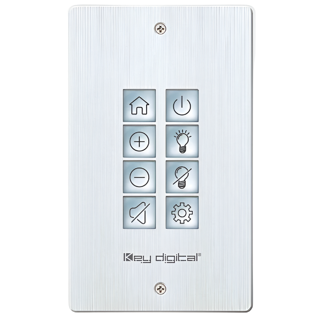 KD-WP8-3 8 Button Web UI Programmable IP Control Wall Plate Keypad