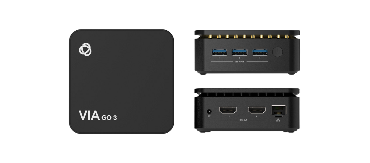 VIA-GO3 Compact & Secure 4K Wireless Presentation Device