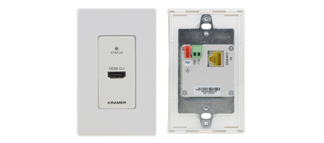 WP-872XR/US(W/B) Wall-plate Receiver over PoC Long-Reach DGKat (EU, UK, US-D)