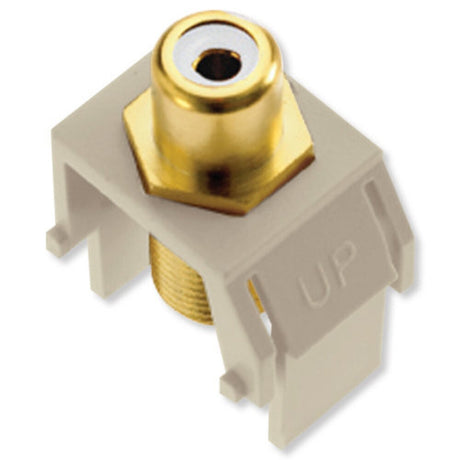 WP3461 Keystone White RCA To F-Connector