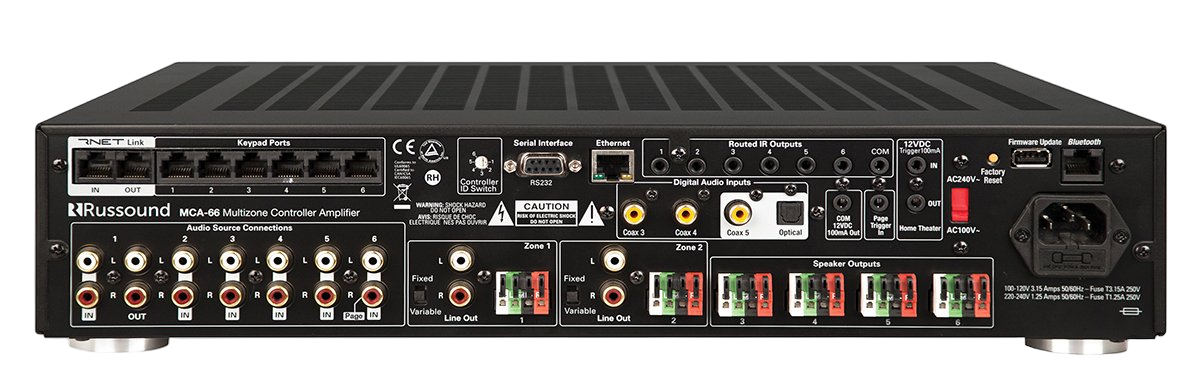 MCA-66 6 Zone 6 Source Controller Amplifier