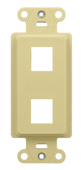 WP34312 2-Port Decorator Outlet Strap