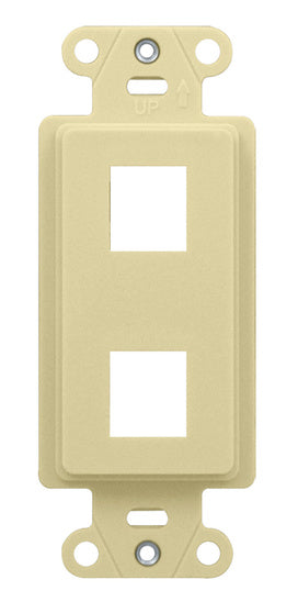 WP34312 2-Port Decorator Outlet Strap