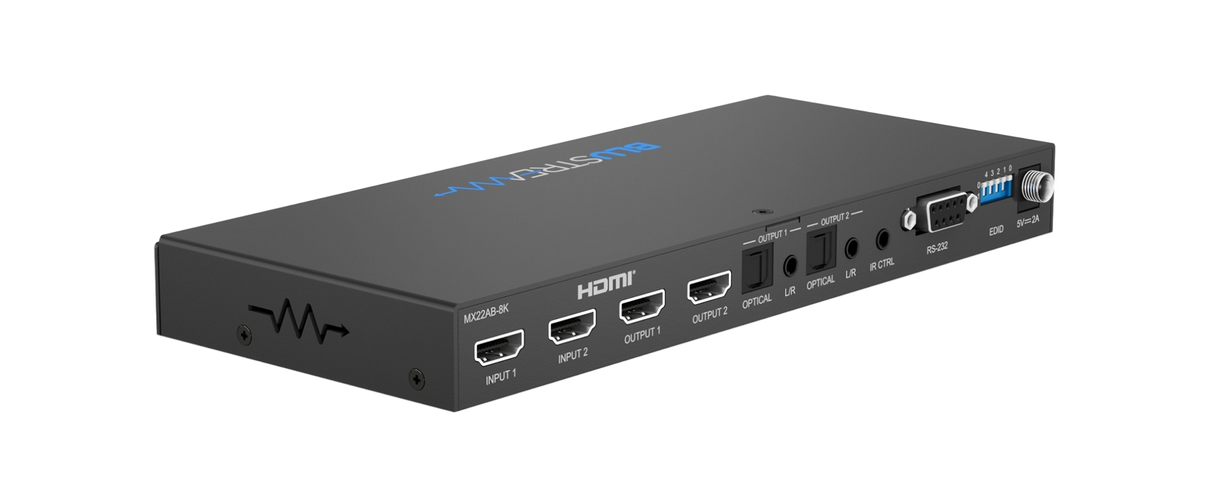 MX22AB-8K 2x2 8K HDMI 2.1 Matrix with Audio Breakout