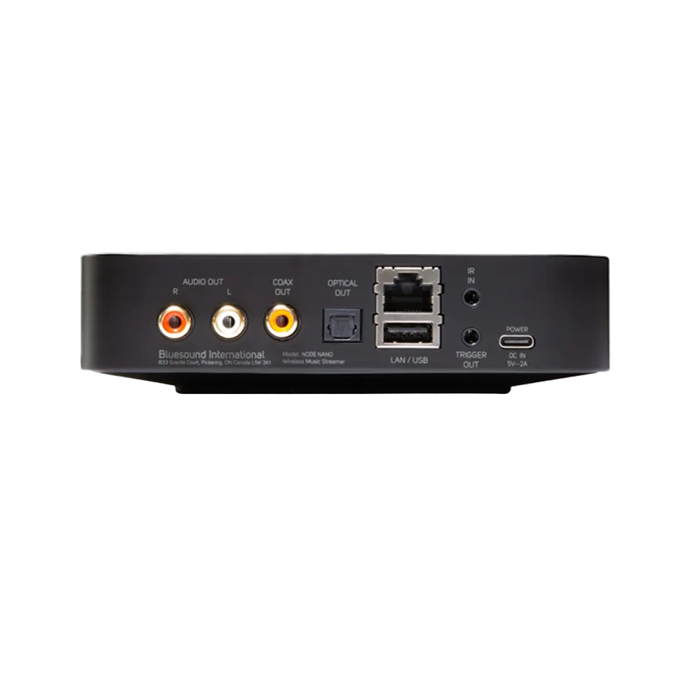 Node Nano Wireless Multi-Room Hi-Res Music Streamer Black
