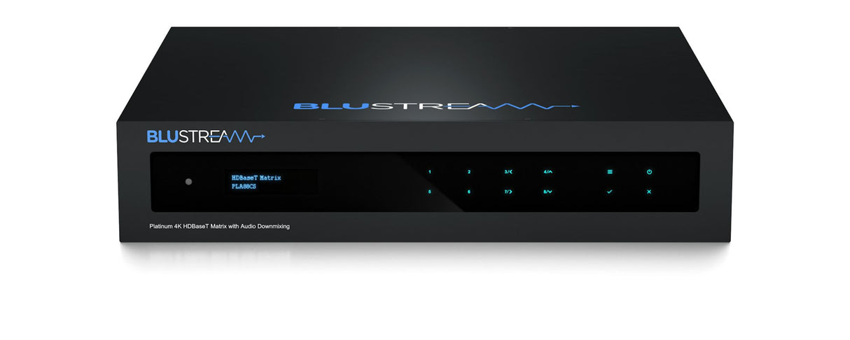 PLA88CS Platinum 8x8 HDBaseT™ CSC AV Matrix with Audio Downmixing - 150m