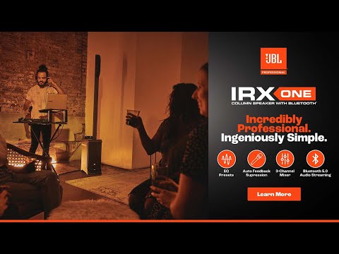 IRX ONE All-in-One Column PA with Built-In Mixer and Bluetooth Streaming