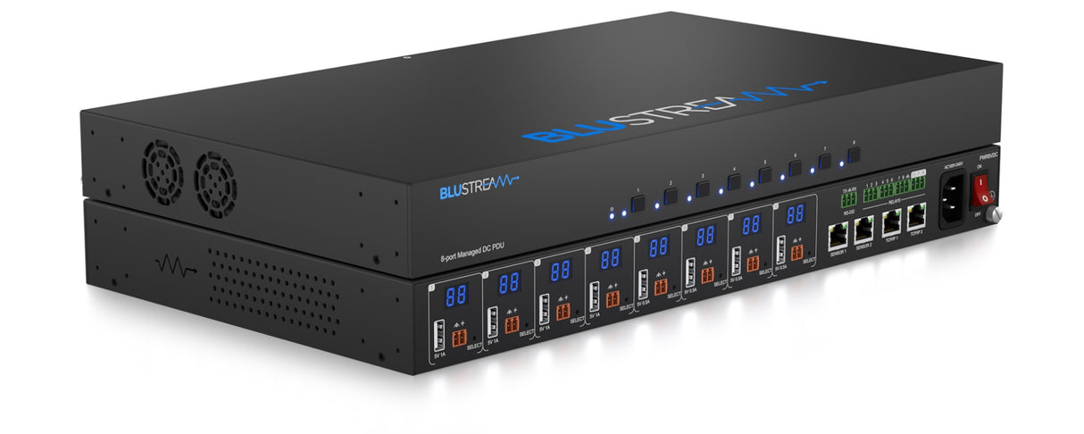 PWR8VDC 8 Port Managed Low Voltage PDU
