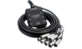 SH-8X0-25 Pro-Conex Little Bro' Sub Snake 8 X Xlr Sends And No Returns 25'