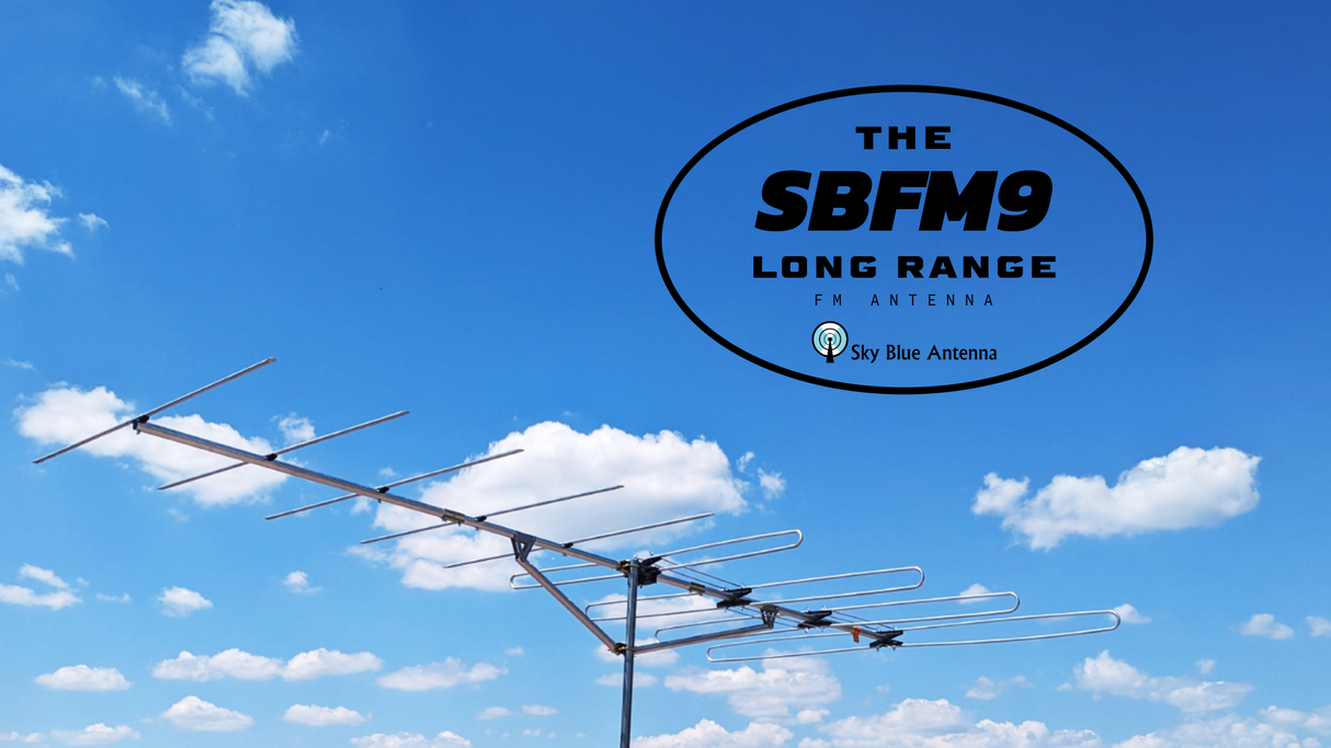 SBFM9 Long Range FM Antenna 135" Boom High Gain