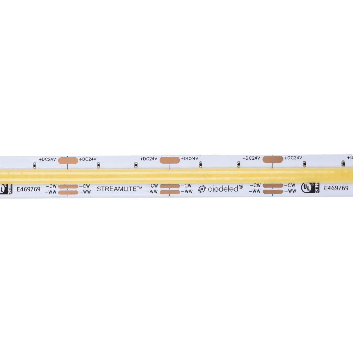 STREAMLITE Tape Light Tunable 24V, 6500K-2700K, 16.4' Spool White