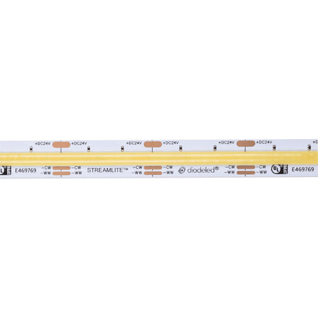 STREAMLITE Tape Light Tunable 24V, 6500K-2700K, 16.4' Spool White