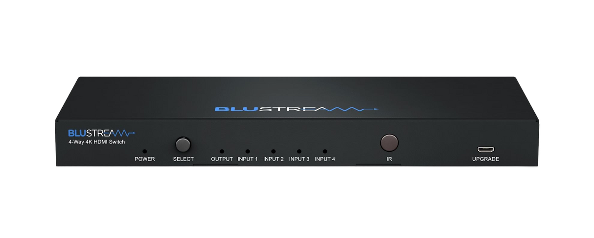 SW61AB 6-Way 4K 18Gbps HDMI 2.0 Switch with Optical & Analogue Audio Breakout, Auto-Switching, IP & RS-232