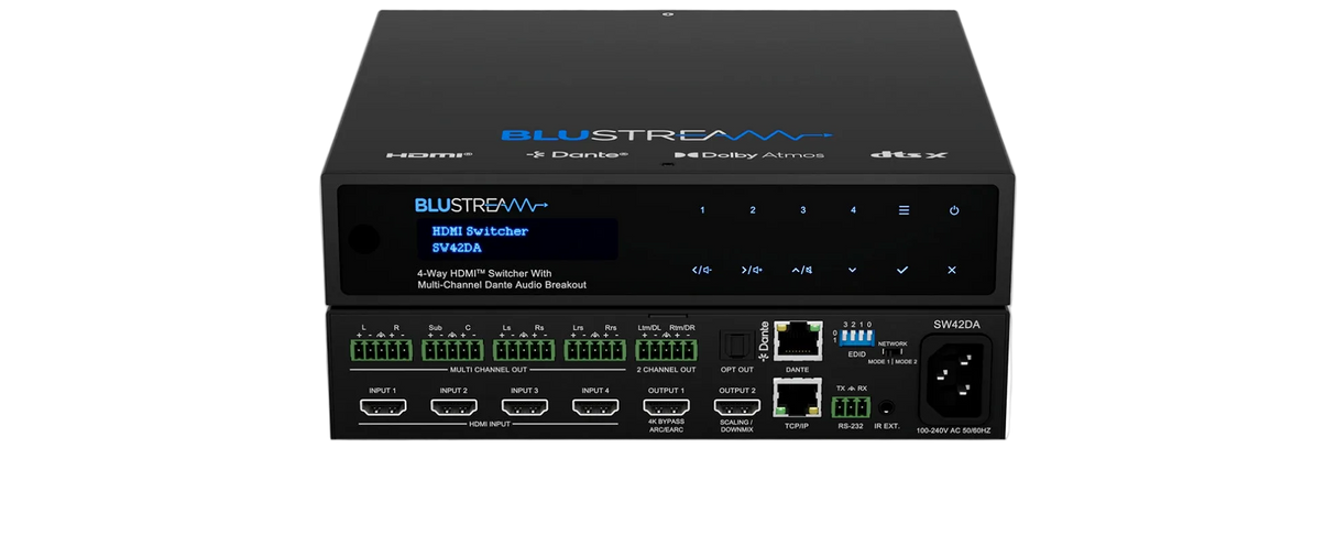 SW42DA-V2 4-Way HDMI Switcher with Dual HDMI Output