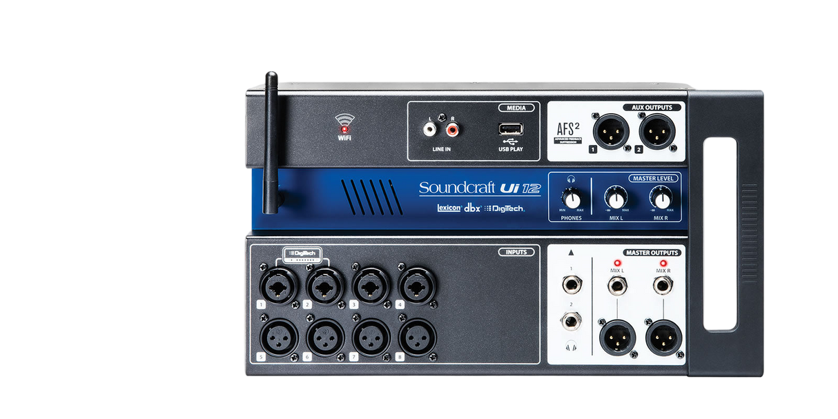 Ui12 12-Channel Digital Mixer with Wireless Control
