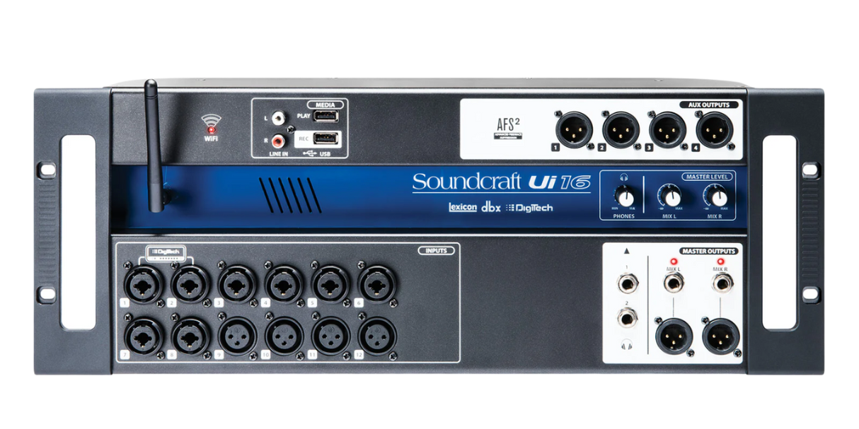 Ui16 16-Channel Digital Mixer with Wireless Control