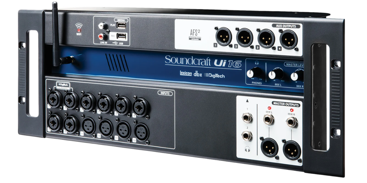 Ui16 16-Channel Digital Mixer with Wireless Control