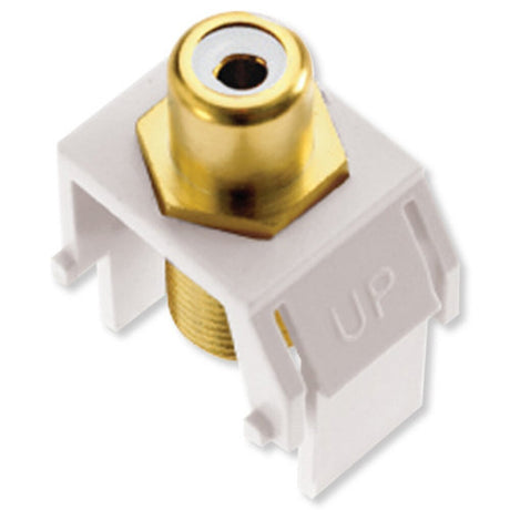 WP3461 Keystone White RCA To F-Connector